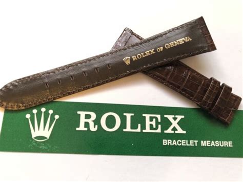 rolex brown crocodile strap|Rolex bracelets for sale.